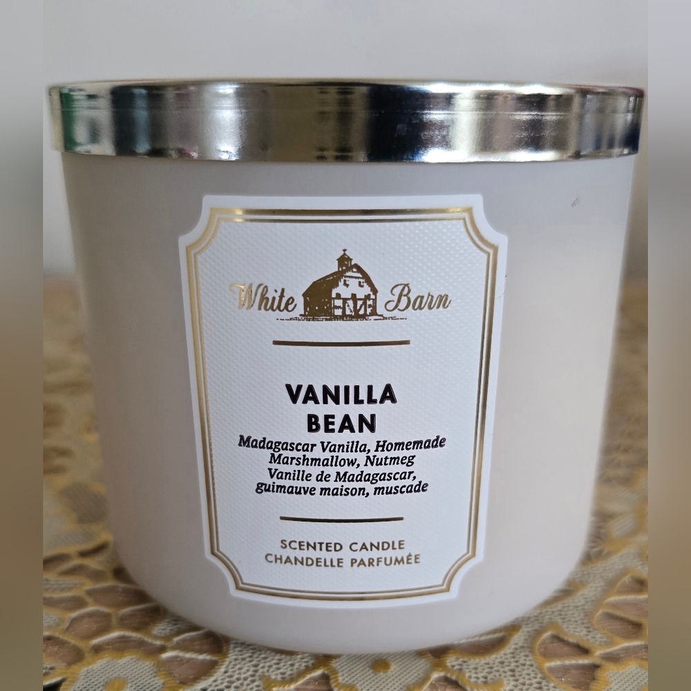 BBW 3 wick Vanilla Bean candle, New